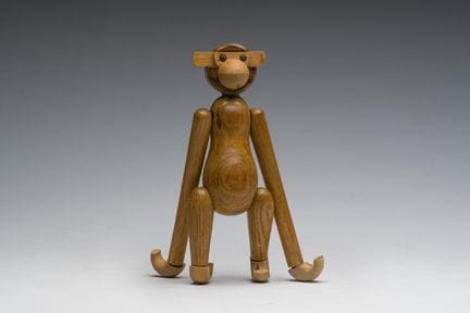 Kay Bojesen (1886–1958, attribué à) : Singe, bois 
