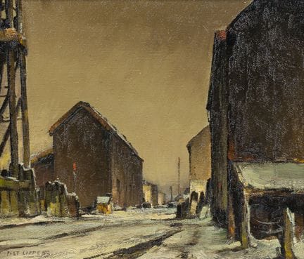 Piet Lippens (1890–1981): Stadtansicht von Gent im