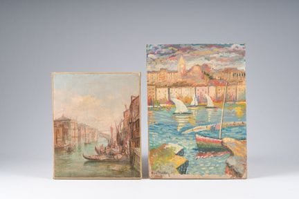 Alfred Pollentine (1836–1890): Blick auf Venedig, 