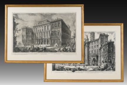 Giovanni Battista Piranesi (1720–1778): Zwei Vedut