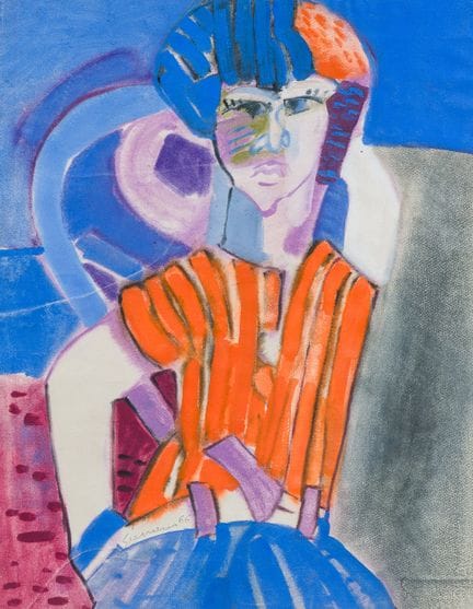 Wolfgang Siemens (1945–2016): Porträt einer Frau, 