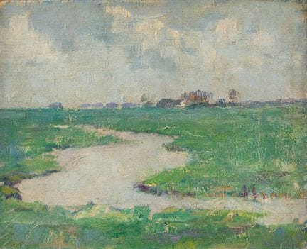Pieter-Jan De Clercq (1891–1964): Flusslandschaft 