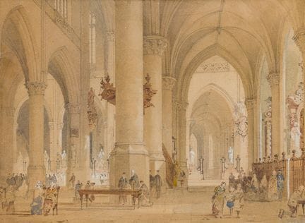 Arthur J. Allom (ca. 1820–1895): Innenansicht der 