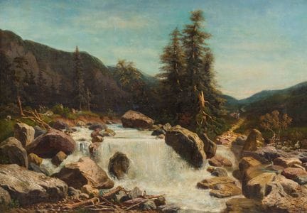 Joseph Van Luppen (1834–1891): Lebendige felsige F