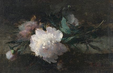 Frans Mortelmans (1865–1936): Ein Blumenstrauß, Öl