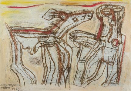 Willem Van Hecke (1893–1976): Mensch und Pferd, Mi