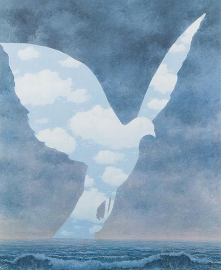 René Magritte (1898–1967, nach): „La grande famill