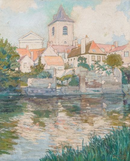Alfred Wallecan (1894–1960): „L’église près de la 