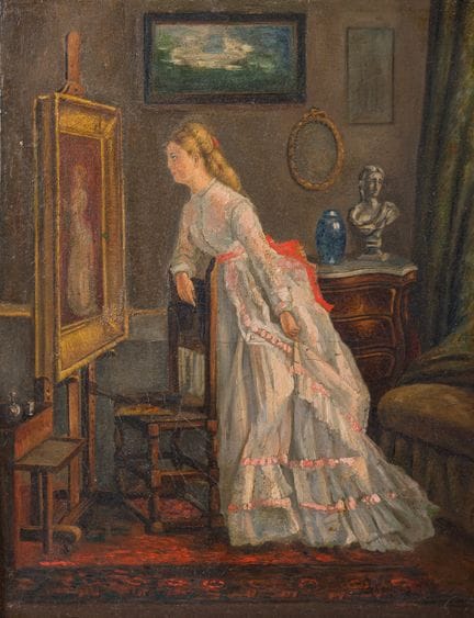 Alfred Emile Léopold Stevens (1823–1906, im Stil v