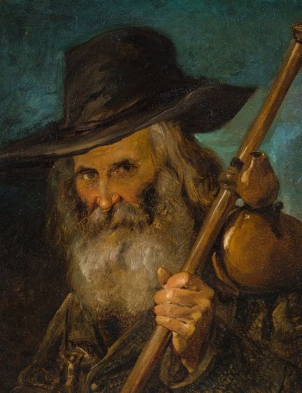 Ary Scheffer (1795–1858, im Stil von): Pilger auf 
