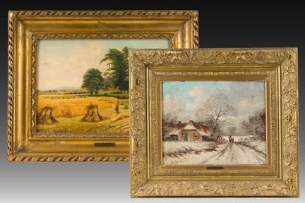 Belgische Schule: Eine lebhafte Sommer- und Winter
