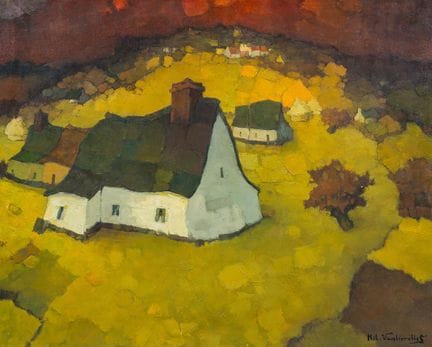 Hilaire Van Biervliet (1891–1982): Landschaft mit 