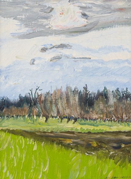Joe Van Rossem (1940–2004): Flusslandschaft unter 