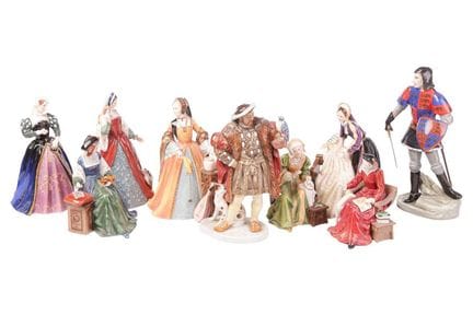 Royal Doulton : ensemble de figurines en édition l
