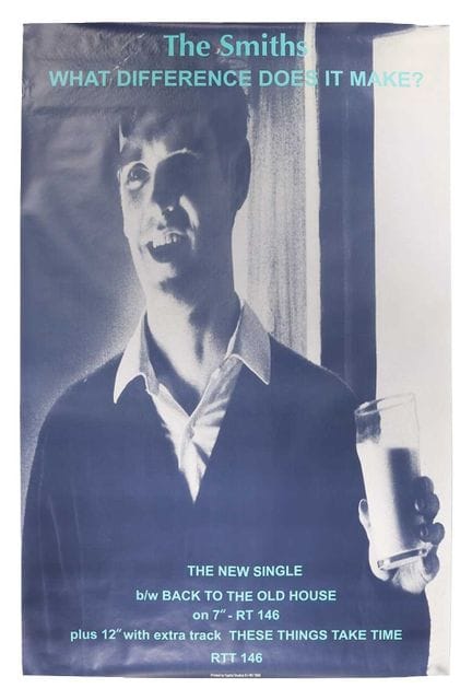 The Smiths : une grande affiche publicitaire pour 