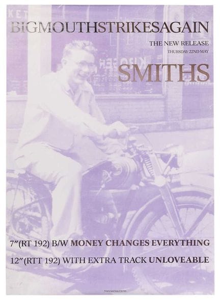 The Smiths : grande affiche publicitaire pour le 4