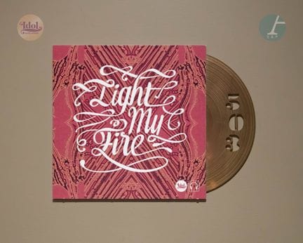„Light My Fire“
Zimmernummernschild 503 im Stil ei