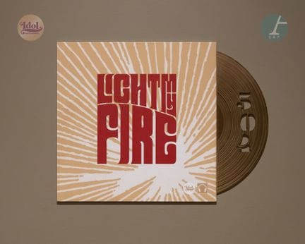 „Light My Fire“
Zimmernummernschild 504 im Stil ei