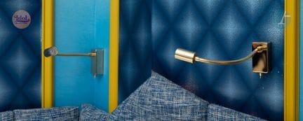 Paar Wand-Leseleuchten mit schwenkbarem Reflektor
