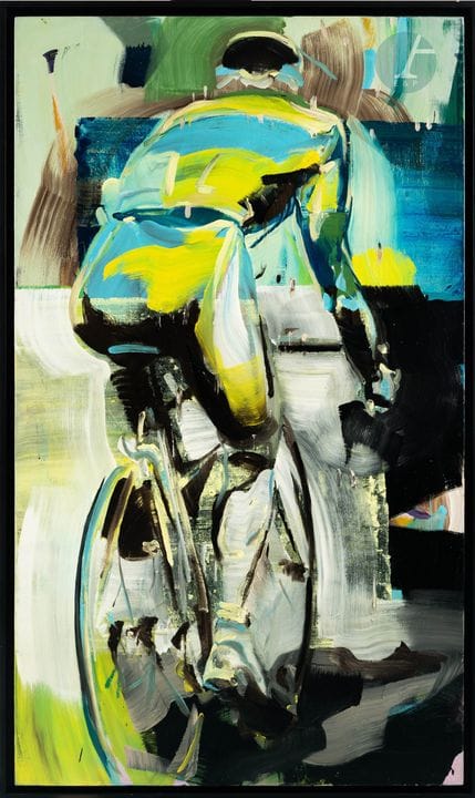 Nicolas KULIGOWSKI (1967)
Cyclist
Acrylic on canva