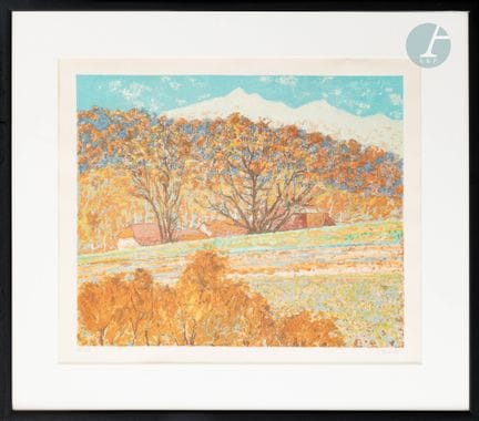 André BARLIER (1920–2008)
Autumn Landscape
Lithogr