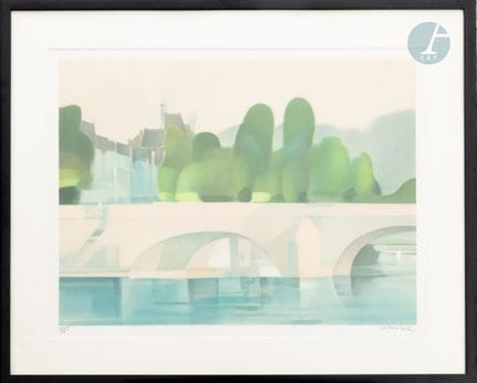 Freddy DEFOSSEZ (1932)
The Bridge
Lithograph
Signe