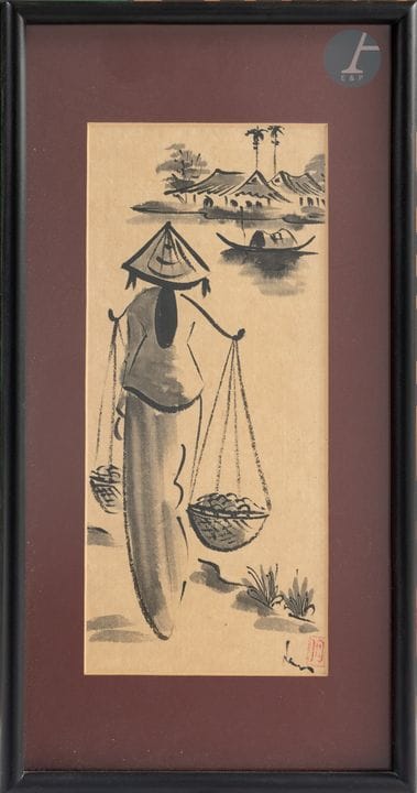 Vietnam, Contemporary School
Framed artwork
Woman 