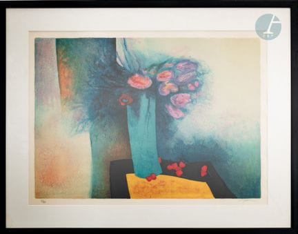 Claude GAVEAU (1940–2021)
Bouquet
Lithograph
Signe
