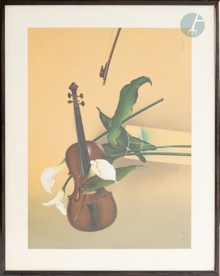 Jean-Paul DONADINI (1951)
Violin and Lily
Lithogra