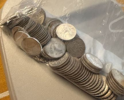 Fort lot de pièces de 50 cts Francs argent des ann