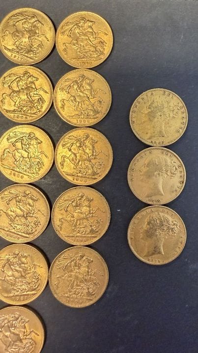 20F or jaune Léopold Ier dont 1865 (x2)
20F or jau