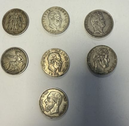 Vittorio Emanuele II. 1875 und 1876, 5 F
Louis-Phi