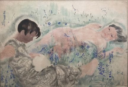 Alix Aymé (1894-1989)
Jeunes femmes dans la prairi