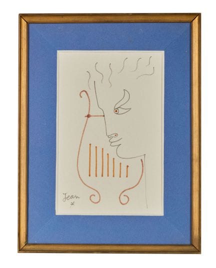 Jean COCTEAU (1889 - 1963)
Orphée
Dessin au feutre