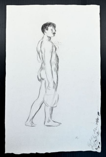 m
Pierre-Auguste RENOIR (1841-1919) 
Homme nu, 189