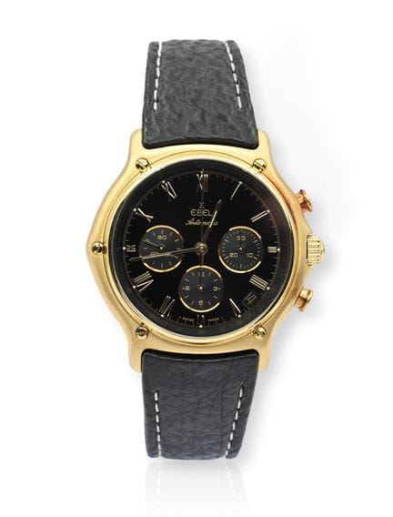 EBEL
Men's automatic chronograph watch in 18K gold