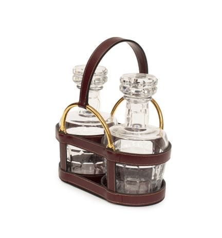 HERMES PARIS - 25 FBG SAINT HONORE
Paire de carafe