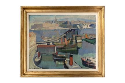 Gaston BALANDE (1880-1971)
El puerto
Óleo sobre li