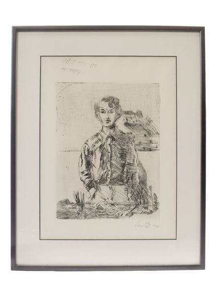 Georg BASELITZ (1938-2026) 
Il pittore (Autoritrat