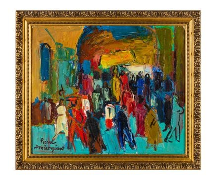 Pierre AMBROGIANI (1907-1985) 
Procesión en una ig