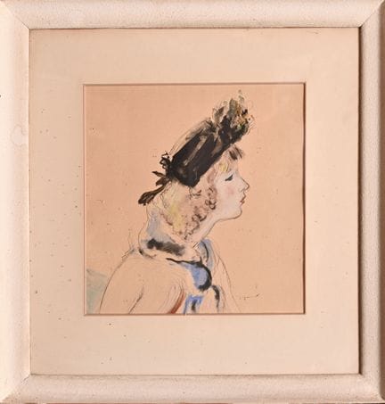 André DIGNIMONT  (1891 - 1965)
Parigina con cappel