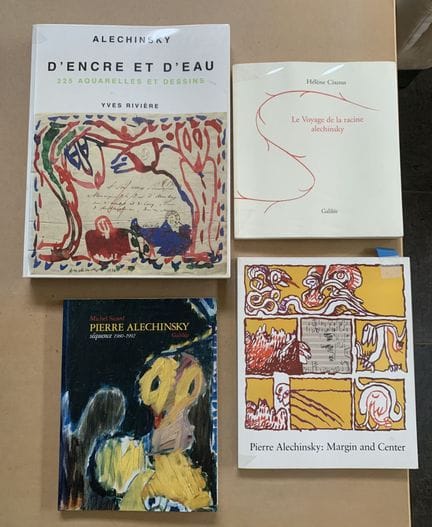 ALECHINSKY. 4 livres.
Yves Rivière. D'encre et d'e