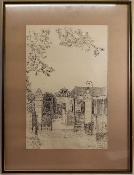 Xavier ROTH (XX -XXI)
"Grille du parc du château d