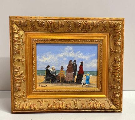 H. Marquet dans le goût de Boudin.
Plage Normande.