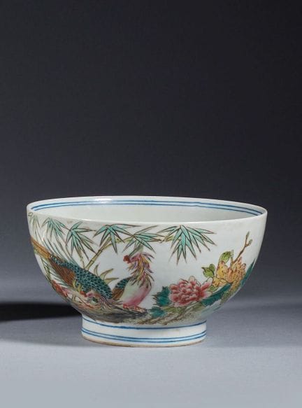 CHINE - Début XXe siècle
Bol en porcelaine à décor