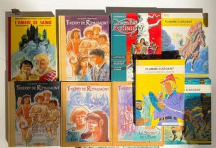 CUVELIER et GREG
Flamme d'Argent, 3 tomes. Cygne /