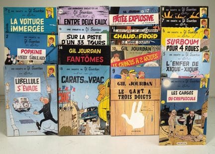 TILLEUX
Gil Jourdan. Les 16 tomes.
Années d'éditio