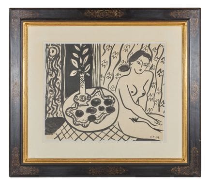 (D'après) MATISSE
"Femme dans un intérieur" 
Repro