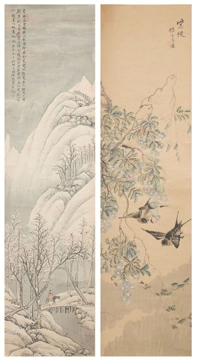 École chinoise, fin de la dynastie Qing

Encre et 
