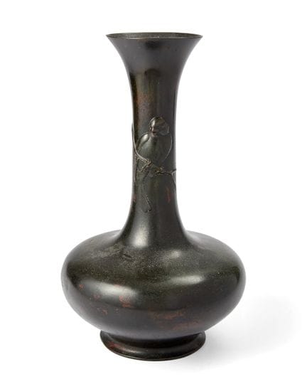 Vase japonais en bronze en forme d'« oiseau »

Pér